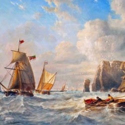 A Breezy Day off Flamborough Head